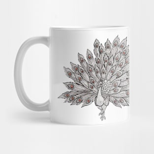 Peacock (White) Shirt Mug